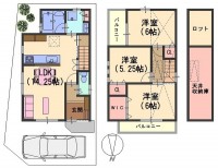 角地♪全居室収納付♪
阪急「西向日」駅まで徒歩7分です！