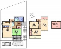 阪急「西山天王山」駅まで徒歩15分！
土地広々約50.52坪！
前道は6ｍと車の出し入れのしやすい広さです！
