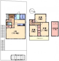 阪急「西山天王山」駅徒歩１５分！大型分譲地！
前道広々6ｍ！土地広々51.47坪！！
第二大山崎小学校まで約480ｍ（徒歩6分）でお子様にも安心！