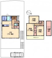 阪急「西山天王山」駅徒歩１５分！大型分譲地！
前道広々6ｍ！土地広々54.64坪！！
第二大山崎小学校まで約480ｍ（徒歩6分）でお子様にも安心！