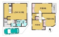全3区画の分譲地!
夏は涼しく、冬は暖かい低炭素住宅!
フラット35S対応!太陽光パネル6.45kw搭載!