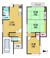 ２０２５年４月末リフォーム完成予定！
閑静な住宅地の３ＬＤＫ！阪急『桂駅』まで徒歩１４分！
徒歩圏内に商業施設充実で生活に便利！