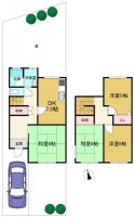 閑静な住宅地！南北両面道路につき通風良好！
広々としたお庭があるのでガーデニングが楽しめます！
リフォームのご相談も承っております！