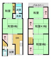 阪急『西山天王山駅』まで徒歩７分と通勤・通学にも便利な立地！
閑静な住宅地！駐車スペースあり(車種による)！
徒歩圏内に生活施設が充実で生活便利♪