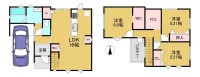 向日市、西京区、南区を専門　ユニバーサルホームサービス洛西口店 南向きの為陽当たり良好！室内大変丁寧にお使いです！
全居室収納スペースが充実しておりお片付けもラクラク♪
小・中学校まで徒歩圏内！お子様の通学も安心です！