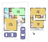 長期優良住宅認定のこだわり住宅!
将来3LDK→4LDKへ間取り変更可能!陽当たり良好な整形地!
室内大変丁寧にご使用されております!駐車2台可能!