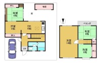 お部屋数充実の５ＤＫ！
落ち着きのある住環境！前道ゆったり６ｍ！
リフォームのご相談無料で承ります♪