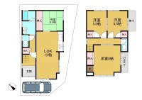 向日市、西京区、南区を専門　ユニバーサルホームサービス洛西口店 阪急『西向日駅』徒歩８分の駅近物件！
収納豊富な４ＬＤＫのお家♪
周辺施設も徒歩圏内！生活に便利な立地です♪
