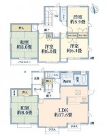 自然豊かな閑静な住宅地!
南東角地!ゆったり約48坪!
陽当たり・通風良好です!前道広々6m以上!