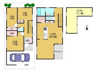 全３区画の分譲地！広々とした約１１帖のロフト付！
閑静な住宅地の整形地！阪急『桂駅』まで徒歩１５分！
小・中学校まで徒歩１０分以内で通学も安心！