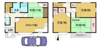 向日市、西京区、南区を専門　ユニバーサルホームサービス洛西口店 全部屋＋天井収納付きの４ＤＫ！
南向きにつき、陽当たり良好！閑静な住宅地！
徒歩圏内に買い物施設が充実で生活便利な立地♪