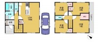 向日市、西京区、南区を専門　ユニバーサルホームサービス洛西口店 阪急『西向日駅』まで徒歩１５分と通勤・通学に便利！
全居室収納スペース完備の４ＬＤＫ！
ＺＥＨ水準省エネ住宅！徒歩圏内には生活施設が充実♪