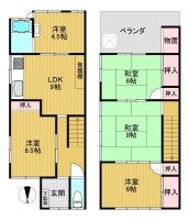 向日市、西京区、南区を専門　ユニバーサルホームサービス洛西口店 子育て家族に嬉しい広々５ＬＤＫ♪
即引渡し可！快適な２階建て・全室収納あり☆
２沿線利用可能☆通勤通学に便利な立地です！
