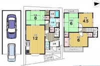向日市、西京区、南区を専門　ユニバーサルホームサービス洛西口店 ２沿線利用可☆阪急「西向日」駅まで徒歩約９分！
周辺にはお買い物施設充実！通勤通学にも便利な立地です♪
駐車２台可能（車高制限あり）☆