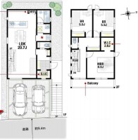 向日市、西京区、南区を専門　ユニバーサルホームサービス洛西口店 閑静な住宅地の整形地！道路幅員９．４ｍ！
阪急「東向日」駅とＪＲ「向日町」駅の２ＷＡＹアクセス！
スーパー・コンビニまで徒歩２分のためお買物にも◎