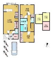 2026年7月完成の新築戸建!
ロフトや収納スペースが豊富な2LDK!
阪急『西向日駅』まで徒歩8分と通勤・通学に便利な立地♪