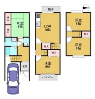 向日市、西京区、南区を専門　ユニバーサルホームサービス洛西口店 阪急「桂」駅まで徒歩１５分！
閑静な住宅地！前道もゆったり約１２メートル！！
リフォーム済み物件！ベランダからは大文字を眺望することが出来ます♪